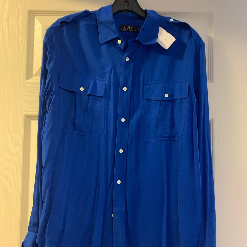 Ralph Lauren Tab Shoulder Blouse